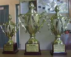 Trophies for our Pokhara schoolchildren drawing competition
