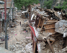 Dolakha is close to the epicentre of the second major earthquake on 12 May and suffered severe damage