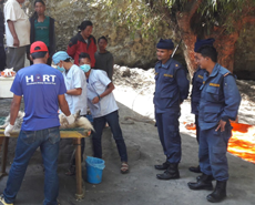 Operating in Kagbeni under the watchful eye of the local police