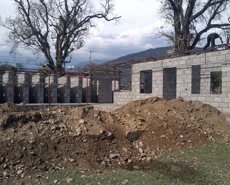 Construction of the new clinic progresses well