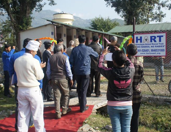 Official opening of the new facility in Pokhara