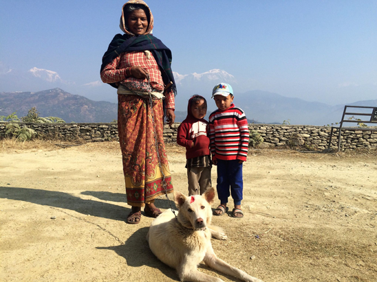 Spectacular views from a vaccination camp in Pumdi Bhumdi